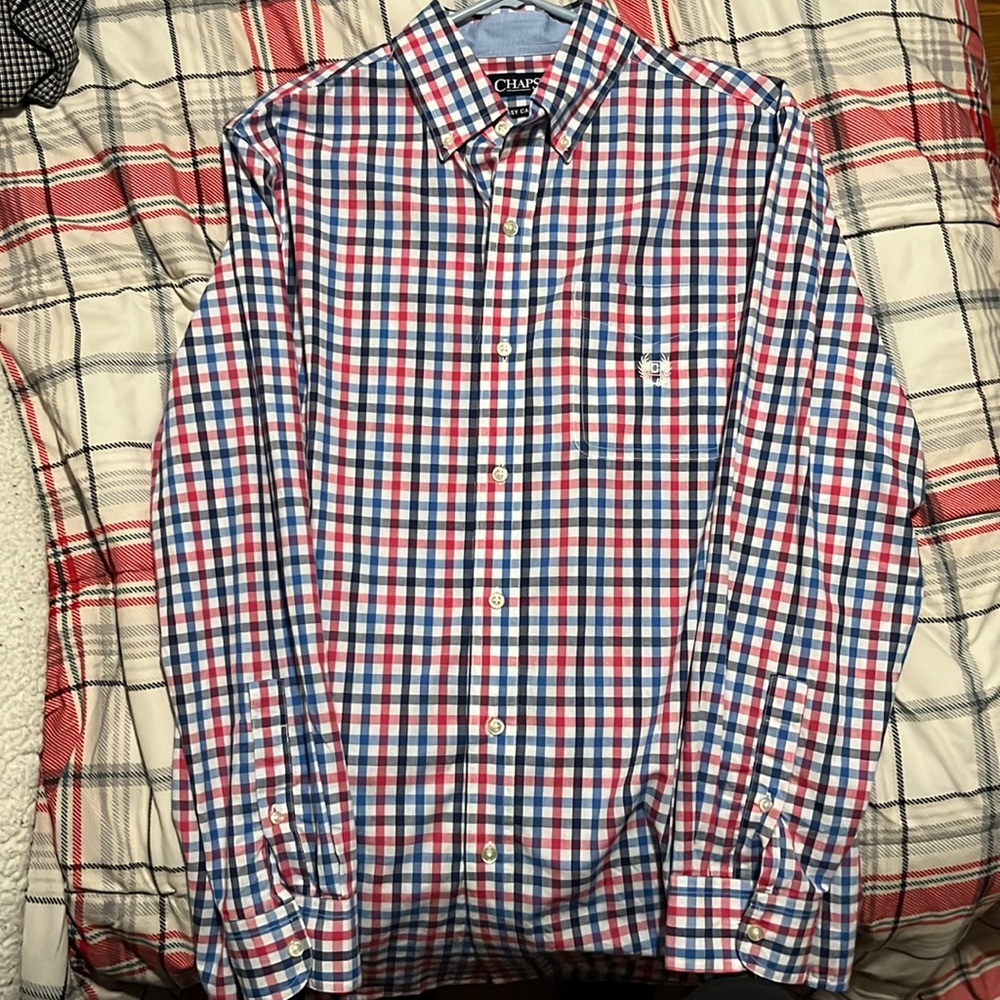 Small Chaps Button Down Dress Shirt